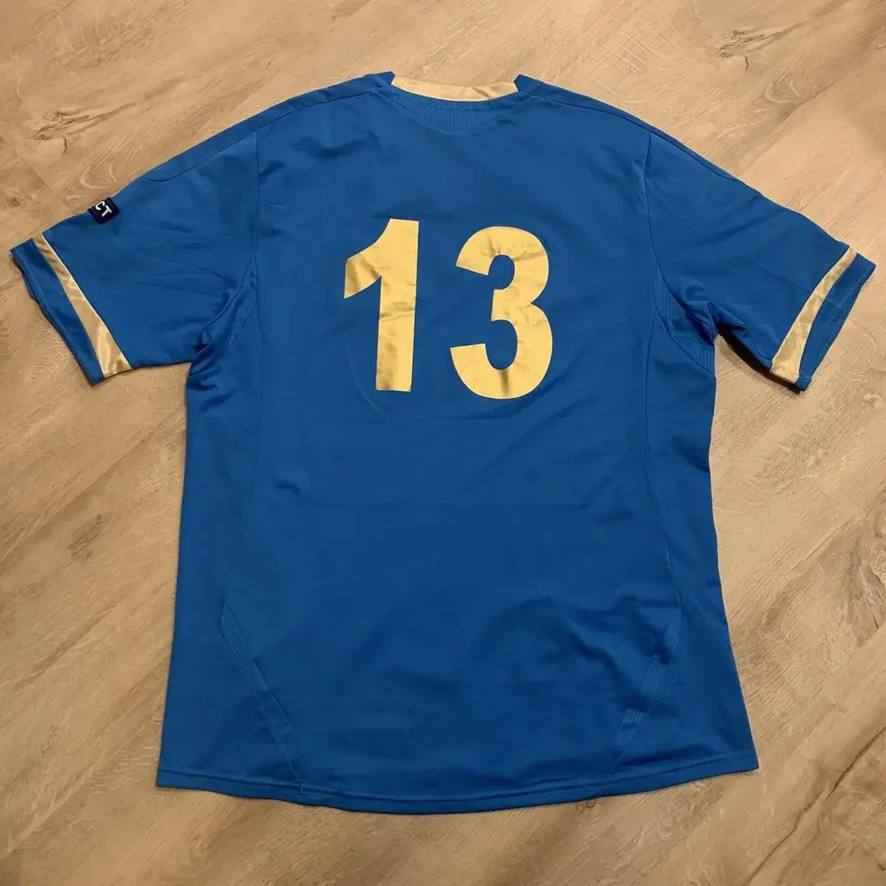 Adidas Olympique de Marseille FC 2011/12 Soccer Jersey #13 Football Mens XL Blue